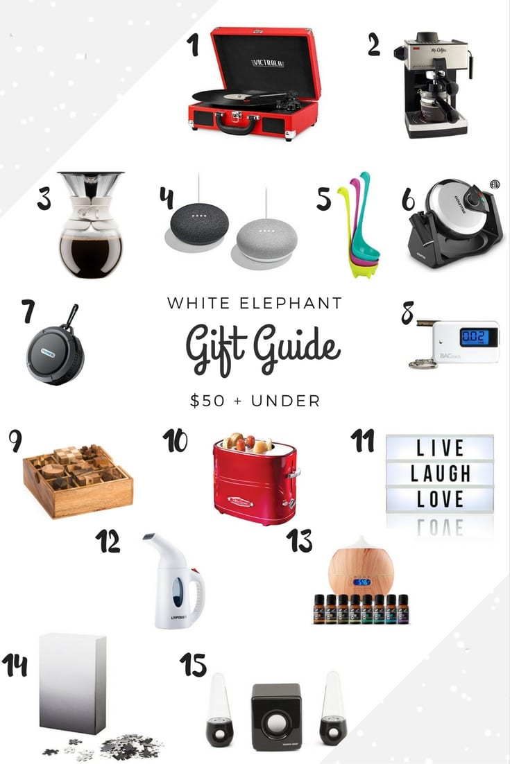 White elephant gift guide for under $50 and the official rules